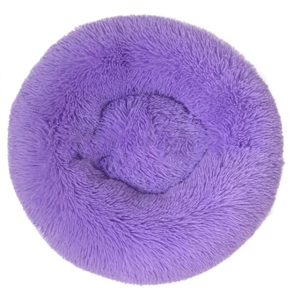 Purple Dog Bed Fluffy for Small Dogs Cute Girl Dog Beds Orthopedic 
