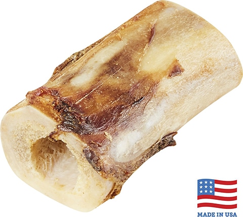 Bones & Chews Made in the USA Roasted Marrow Bone 3” Dog Treat