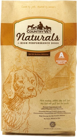 Country Vet Naturals Active 30 20 Protein To Fat Formula High Performance Sporting Dog Food