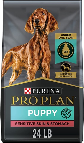 Purina Pro Plan Sensitive Skin and Stomach Puppy Food with Probiotics