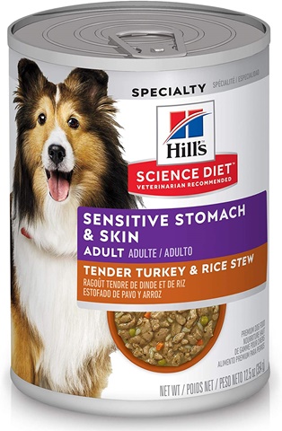 Hill's Science Diet Wet Dog Food, Adult, Sensitive Stomach & Skin