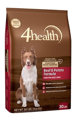4Health Grain-Free All Life Stages Digestion Support Beef and Potato Formula Dry Dog Food
