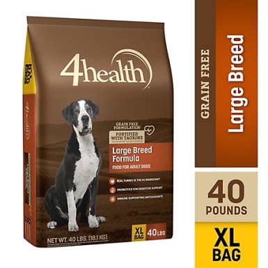 4health Grain Free Large Breed Adult Turkey Formula Dry Dog Food