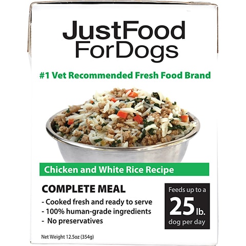 JustFoodForDogs Pantry Fresh Chicken And White Rice
