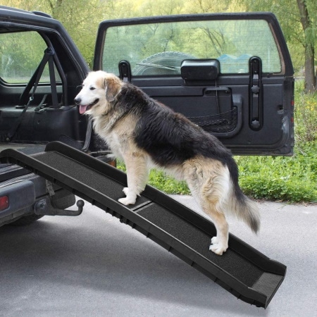 62”L Heavy Duty Portable Folding Dog Ramps for Large Dogs
