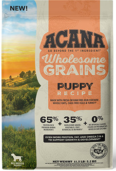 ACANA Wholesome Grains Puppy Recipe Gluten-Free Dog Food