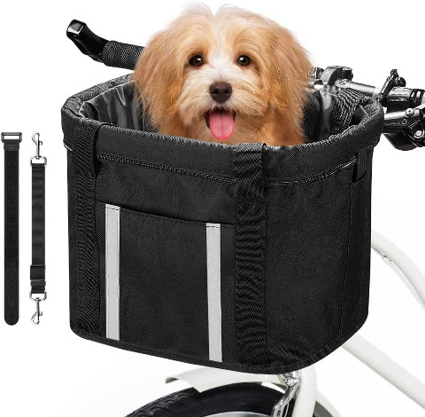 Anzo Folding Pet Bicycle Basket