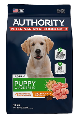 Authority Everyday Health Large Breed Puppy Dry Dog Food - Chicken