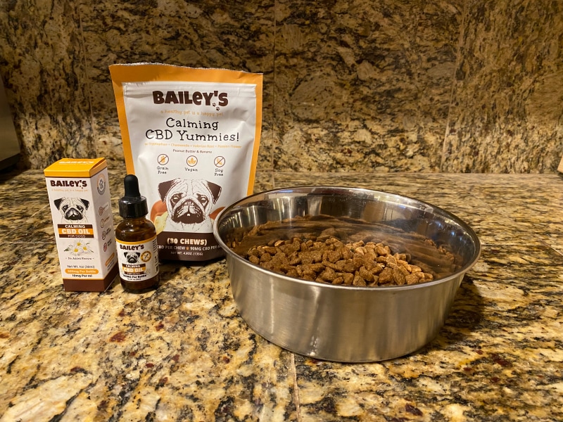 Bailey’s CBD Dog Products - chews and cbd oil