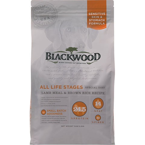 Blackwood Lamb Meal And Brown Rice Sensitive Skin And Stomach