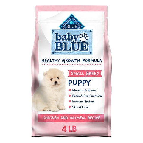 Blue Buffalo Baby Blue Small Breed Healthy Growth Formula Natural Chicken & Oatmeal Rice Recipe Puppy Dry Food