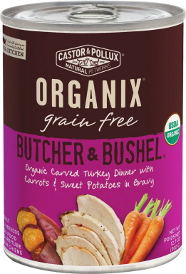 Castor & Pollux Organix Grain-Free Butcher & Bushel canned dog food