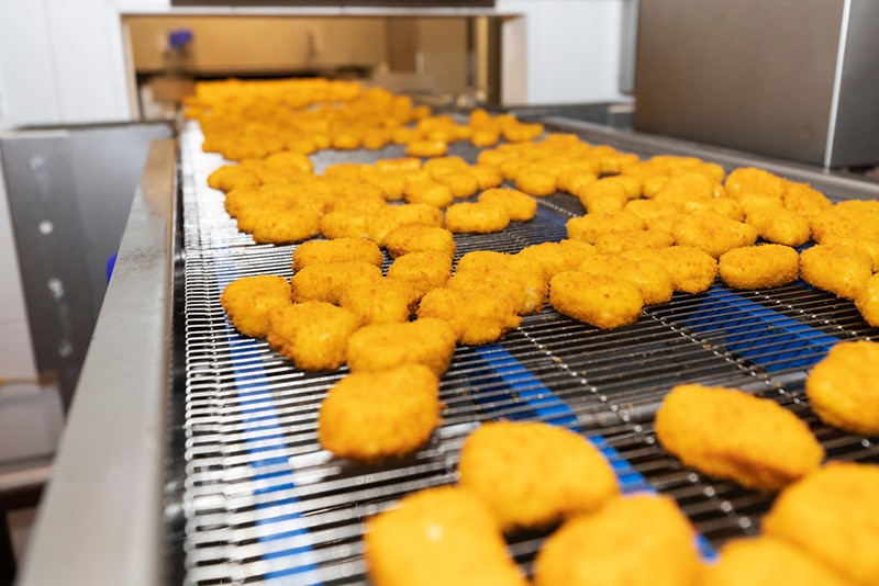 Chicken nuggets production line