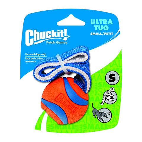 Chuckit! Ultra Tug Ball Tough Dog Toy – Small