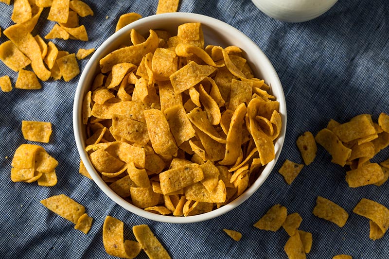 Crunchy Corn Chips Ready to Eat