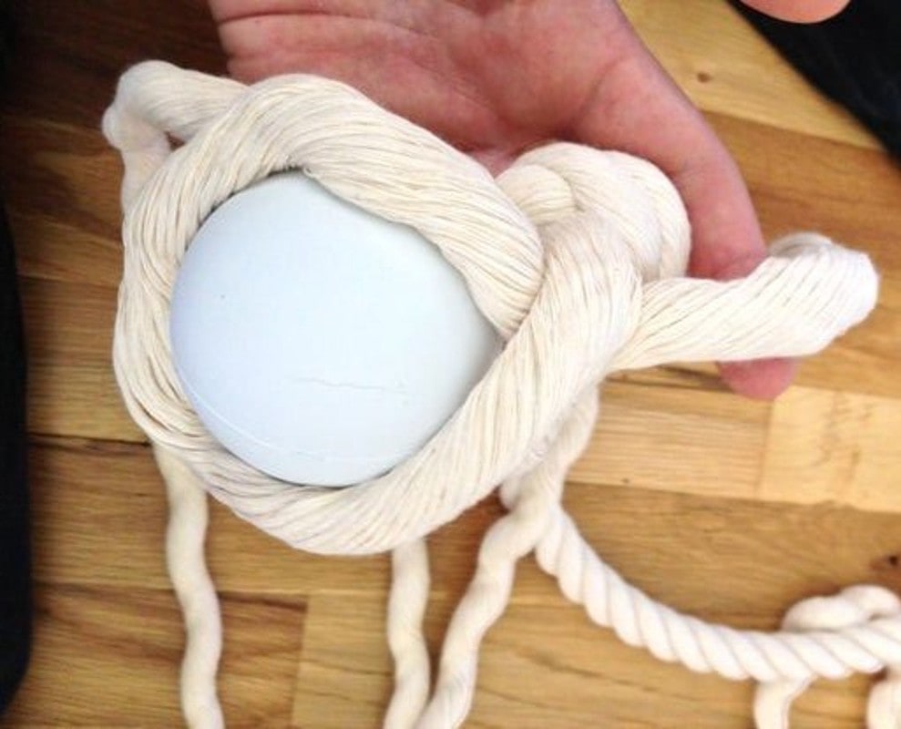 DIY Dog Rope Toy