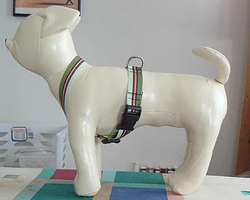 DIY Harness Made with Grosgrain Ribbon