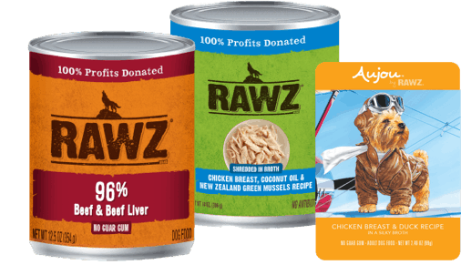 RAWZ wet dog food