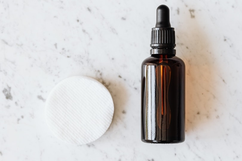 Essential oil in a bottle