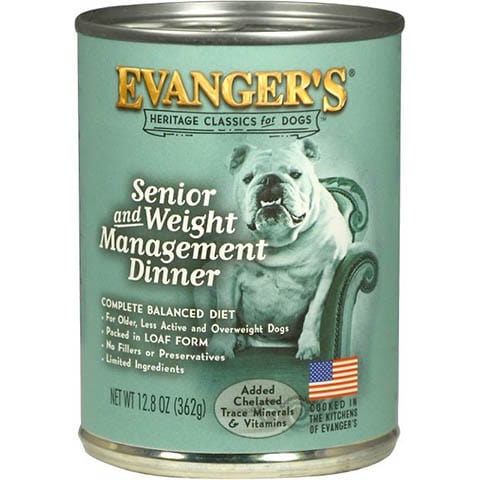 Evanger’s Classic Recipes Senior & Weight Management Dinner Canned Dog Food