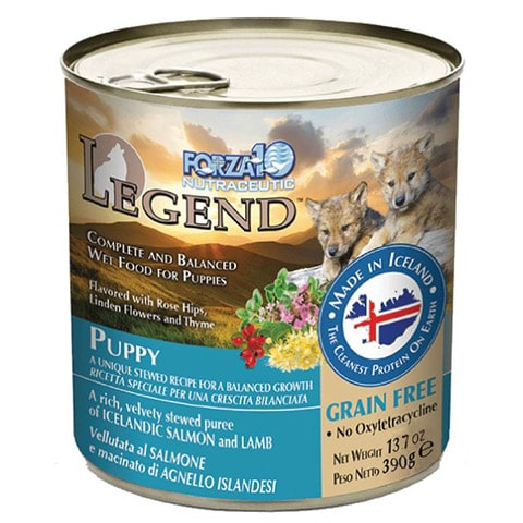 Forza10 Nutraceutic Legend Puppy Icelandic Salmon & Lamb Recipe Grain-Free Canned Dog Food 1