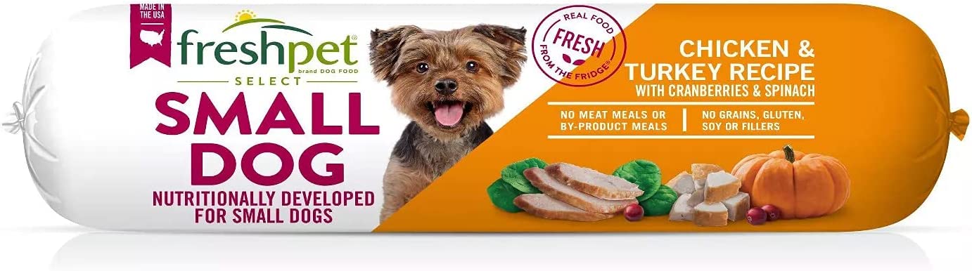 Freshpet Select Roll Small Wet Dog Chicken & Turkey Recipe Refrigerated Wet Dog Food