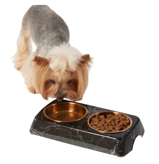 Frisco Copper Stainless Steel Double Dog & Cat Bowls