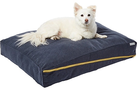 Frisco Faux Felt Zipper Pillow Cat & Dog Bed