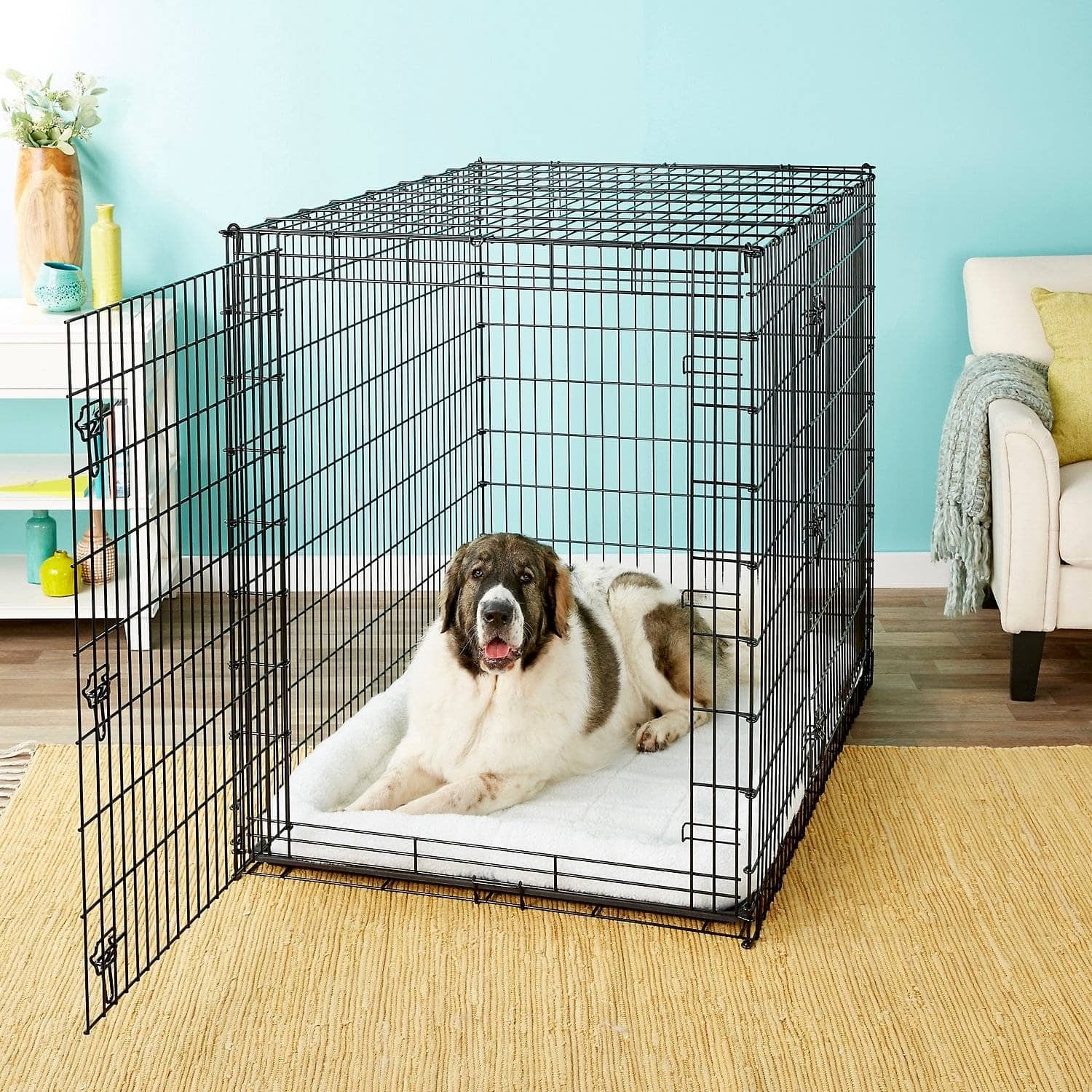 Frisco XX-Large Heavy Duty Double Door Wire Dog Crate (1)