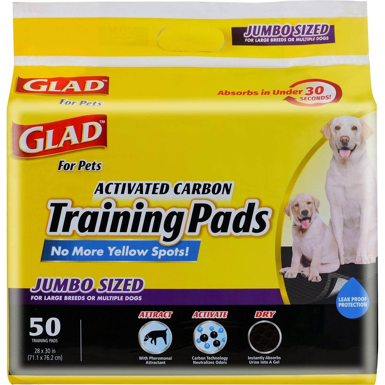 Glad Activated Carbon Puppy Pads (1)