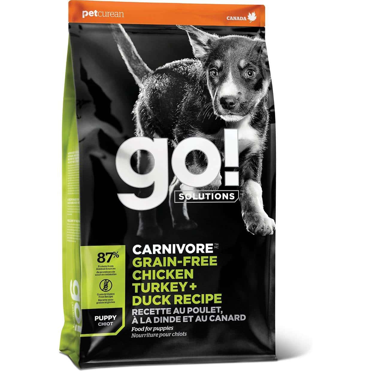 Go! Solutions Carnivore Grain-Free Chicken, Turkey + Duck Puppy Recipe (1)