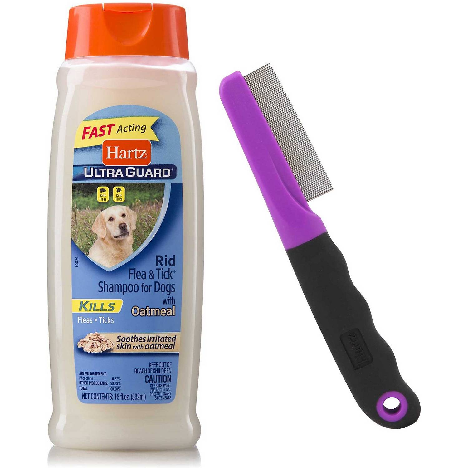 Hartz UltraGuard Rid Flea & Tick Oatmeal Dog Shampoo (1)