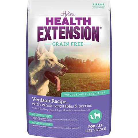 Health Extension Grain-Free Venison Recipe Dry Dog Food