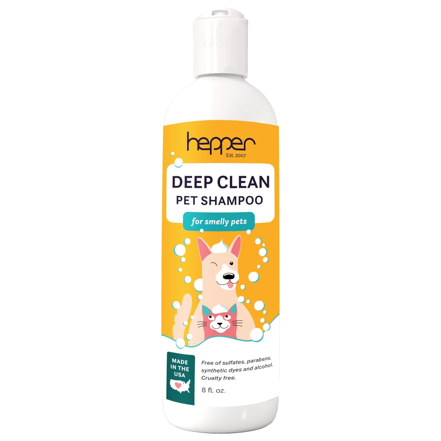 Hepper Deep Clean Pet Shampoo for Smelly Pets