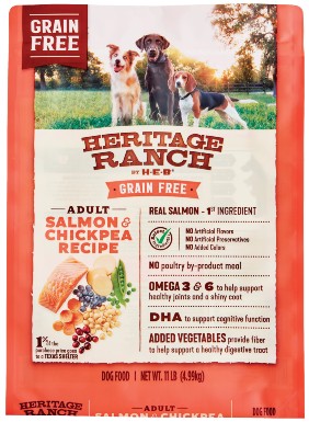 Heritage Ranch by H‑E‑B Grain-Free Salmon & Chickpea Recipe Dry Dog Food