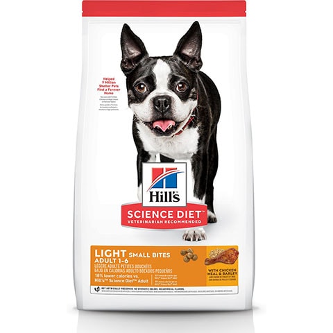Hill's Science Diet Adult Light Small Bites With Chicken Meal & Barley Dry Dog Food