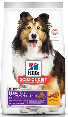 Hill’s Science Diet Sensitive Skin & Stomach Adult Dry Dog Food