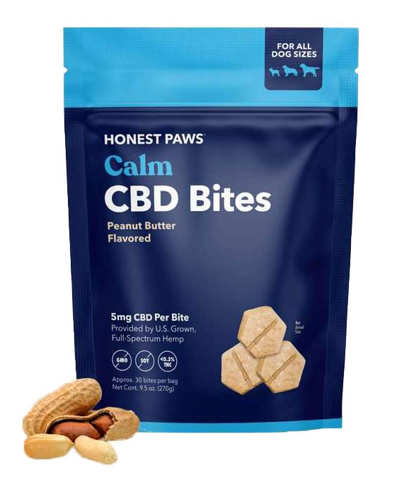 Honest Paws Calm CBD Bites