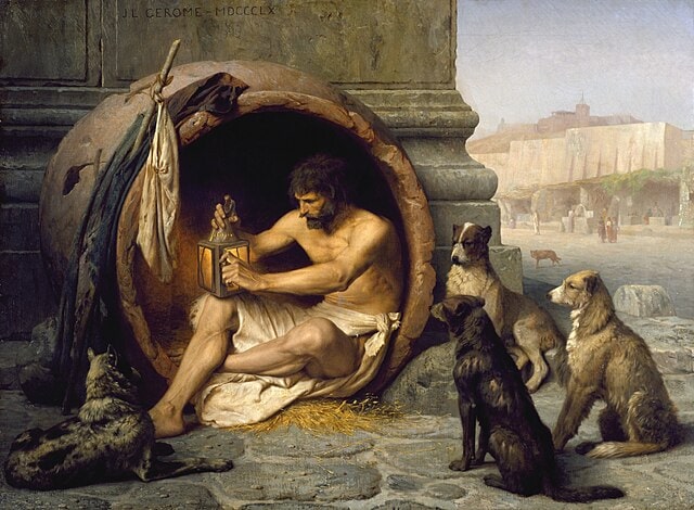 Jean-Léon Gérôme - Diogenes_Wikimedia Commons