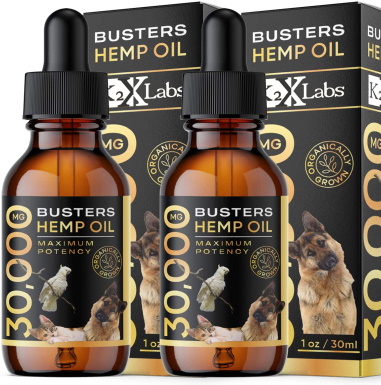 K2xLabs Max Potency Buster's Organic Hemp Oil
