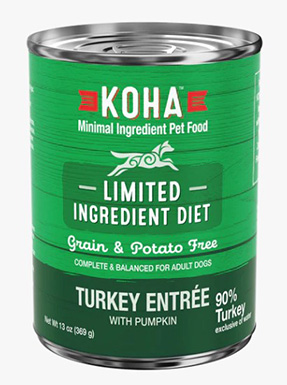 KOHA Limited Ingredient Diet Turkey Entrée