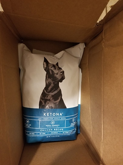 Ketona chicken recipe dog food in a box