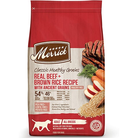 Merrick Classic Healthy Grains Real Beef & Brown Rice Dry Dog Food