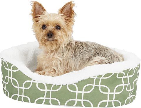 MidWest QuietTime Defender Orthopedic Bolster Cat & Dog Bed Removable Cover