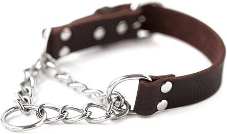 Mighty Paw Leather Training Collar