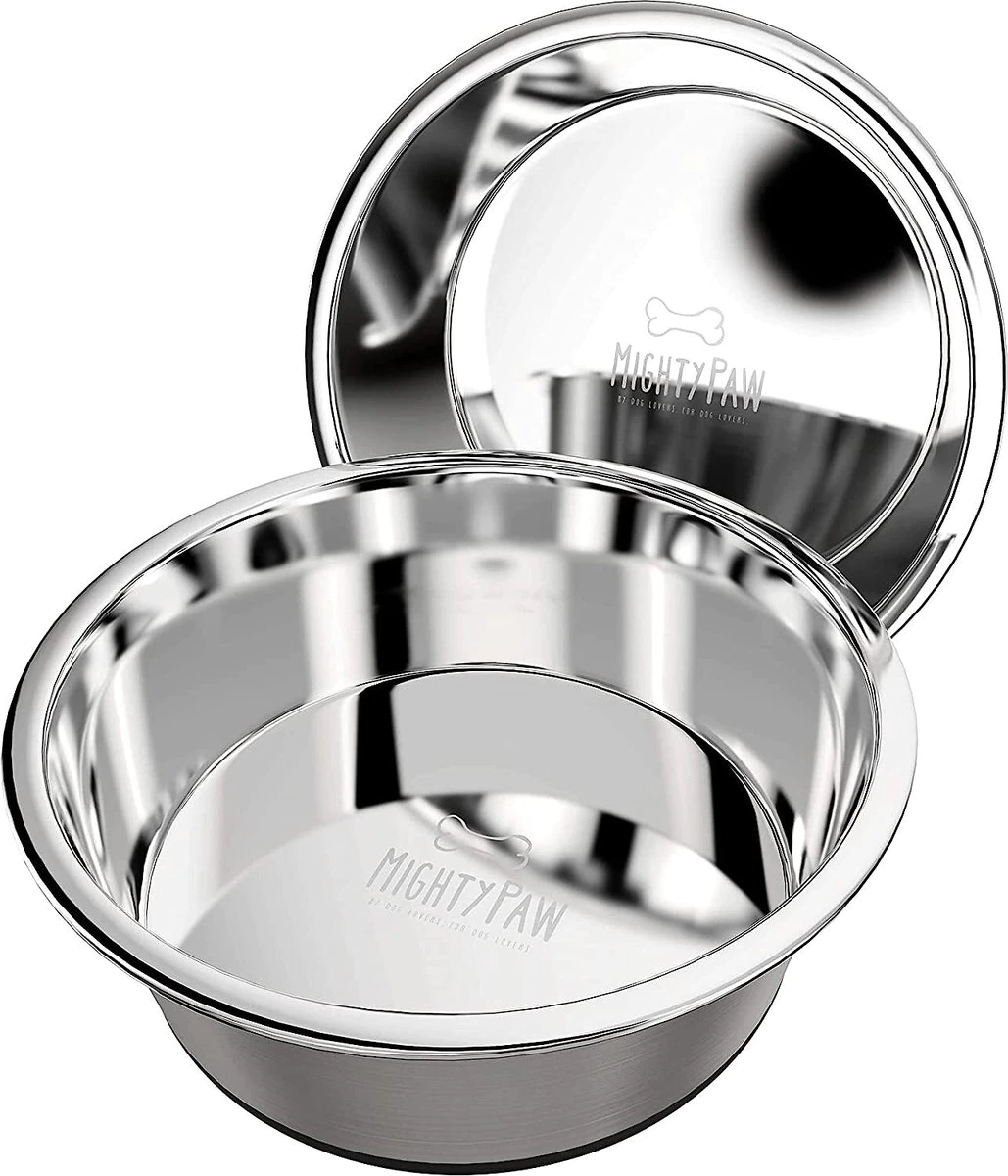 Mighty Paw Stainless Steel Dog Bowl