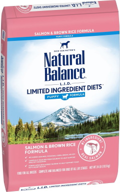 Natural Balance L.I.D. Salmon & Brown Rice Puppy Formula Dry Dog Food