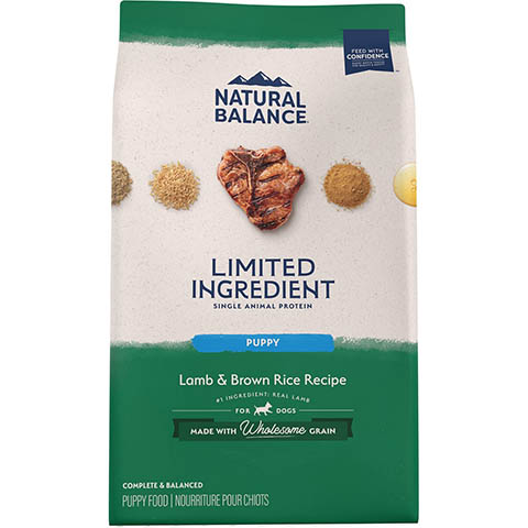 Natural Balance Limited Ingredient Lamb And Brown Rice Puppy Diet
