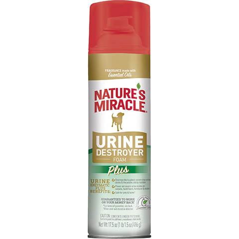 Nature's Miracle Dog Enzymatic Stain Urine Destroyer Foam Aerosol Spray
