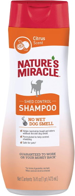 Nature's Miracle Natural Shed Control Dog Shampoo & Conditioner
